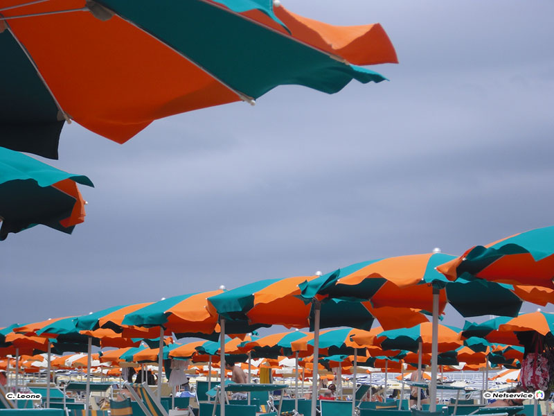 27/08/2010 - Senigallia, ombrelloni
