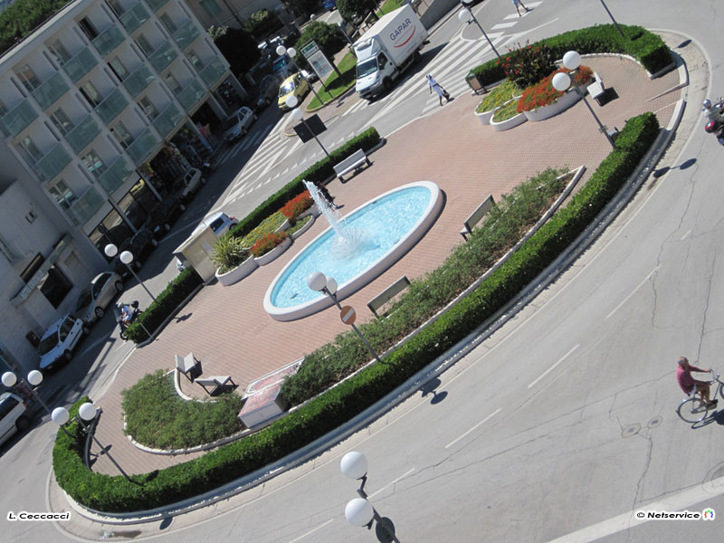 06/09/2010 - Senigallia, Piazza della Libertà vista da Terrazza Marconi