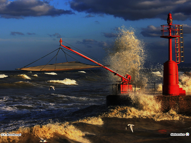 02/11/2010 - Onde sul molo di Levante - Foto di Francesco Buontempi