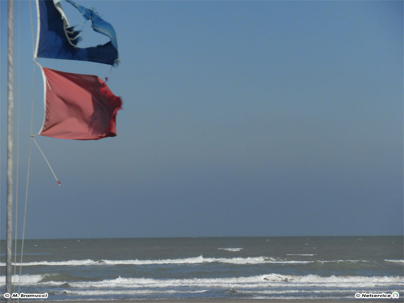 10/12/2010 - Bandiere al vento sulla spiaggia di velluto