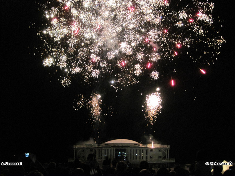 20/07/2011 - Fuochi d'artificio per la Notte della Rotonda a Senigallia