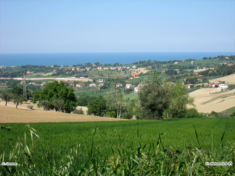 22/09/2011 - Veduta da Sant'Angelo di Senigallia